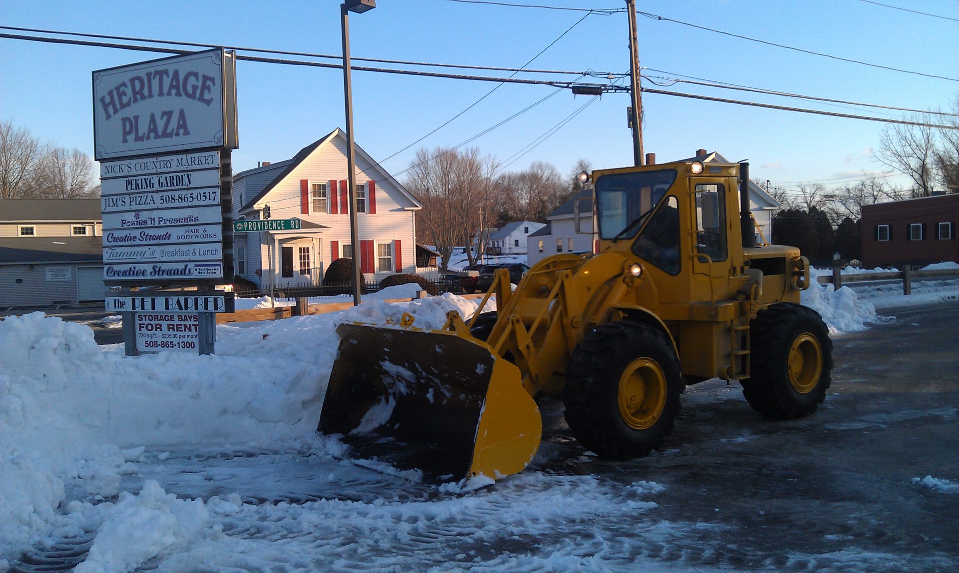 Front End Loader Snow Removal Mike Lynch Enterprises